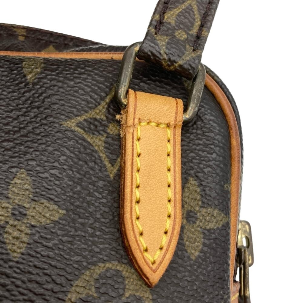 LOUIS VUITTON Authentic Brown Monogram Canvas Pochette Shoulder Bag - Picture 6 of 11